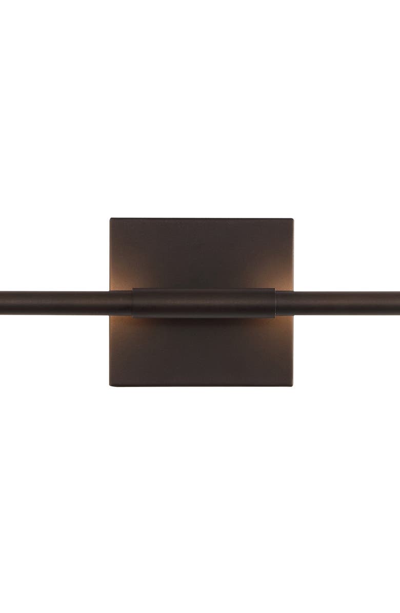 JONATHAN Y Makena Modern Minimalist Dimmable Integrated LED Metal Wall Sconce, Alternate, color, Oil Rubbed Bronze