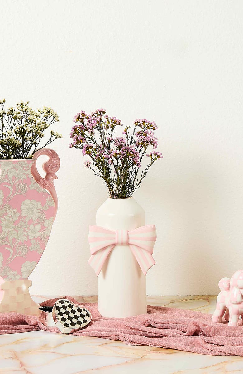 MACKENZIE CHILDS Purple Pansy Beaded Flower Stems, Alternate, color, Purple