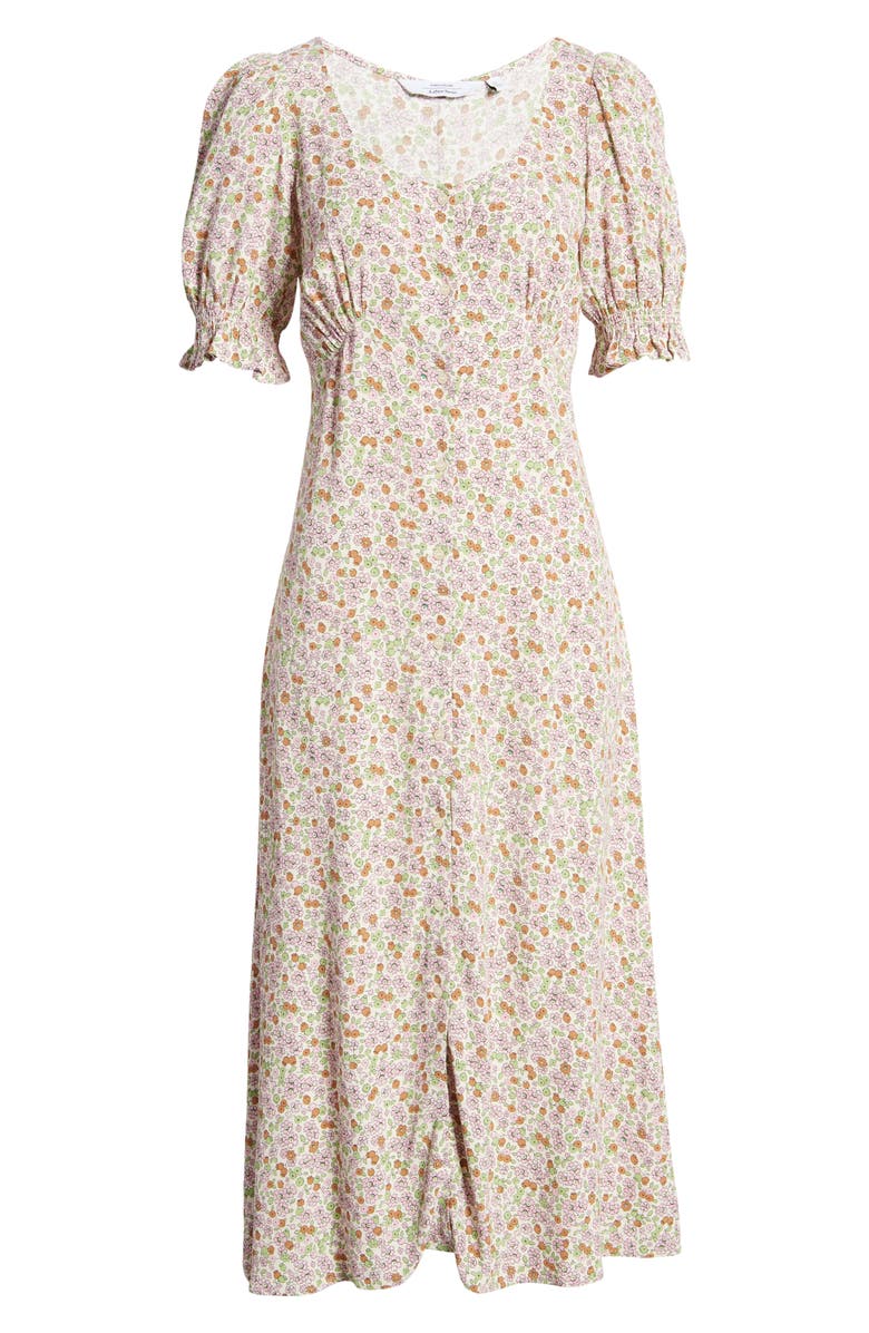 & Other Stories Print Puff Sleeve Dress, Alternate, color, 