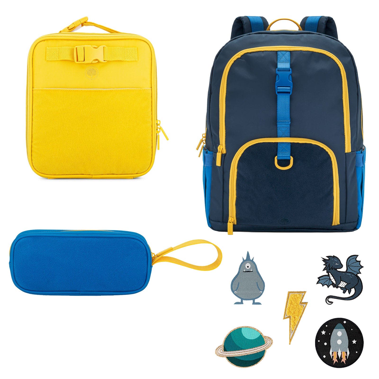 Big Kid Back to School Set, Main, color, Navy