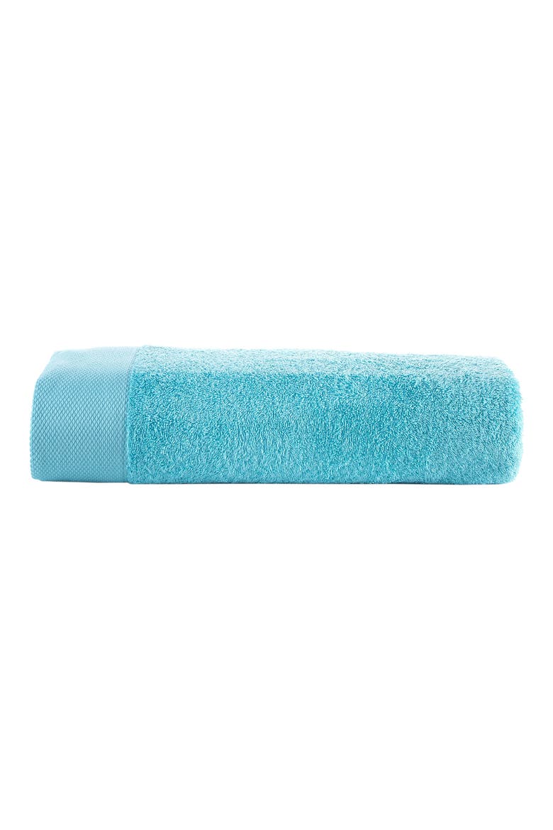 Solid Signature Cotton Bath Towel, Main, color, SEA GLASS