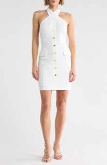 Plyr Halter Neck Minidress