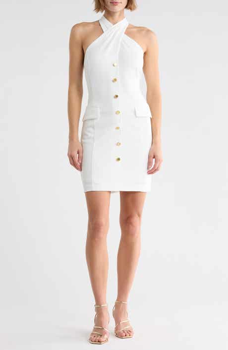 Plyr Halter Neck Minidress