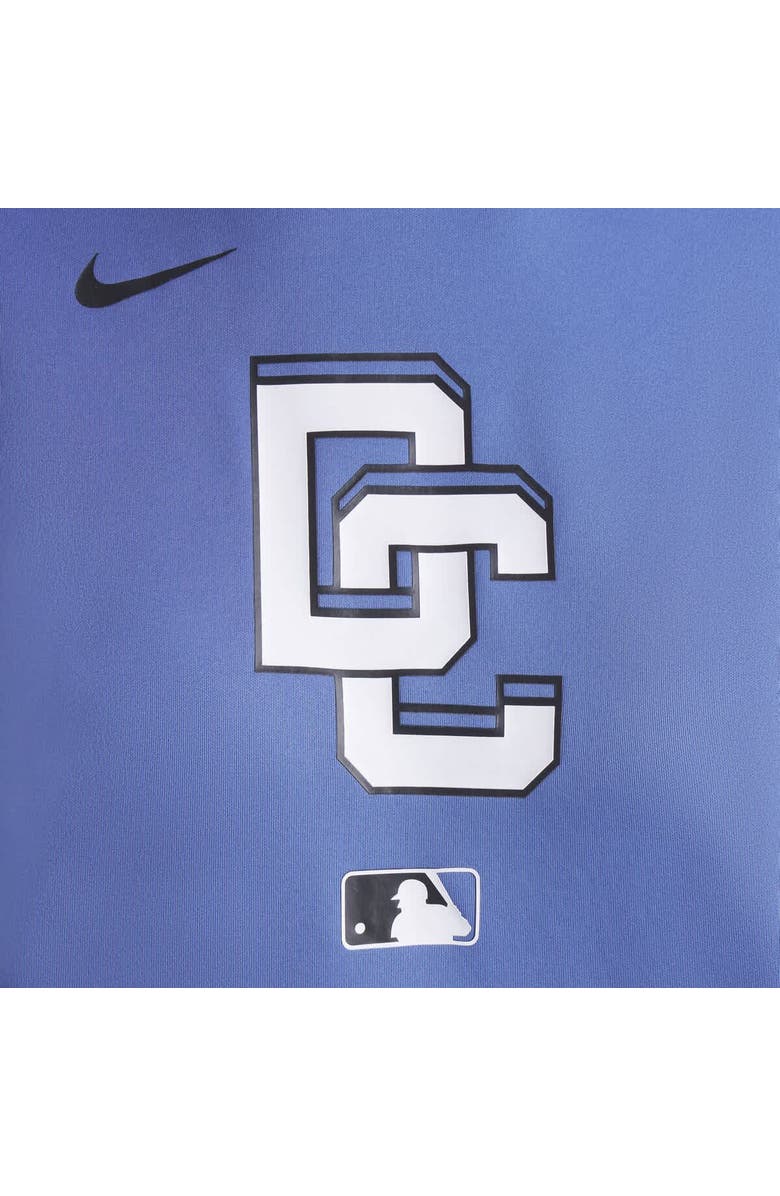 Nike Women's Nike Blue Washington Nationals 2025 City Connect Authentic Collection Performance Pullover Hoodie, Alternate, color, Blue