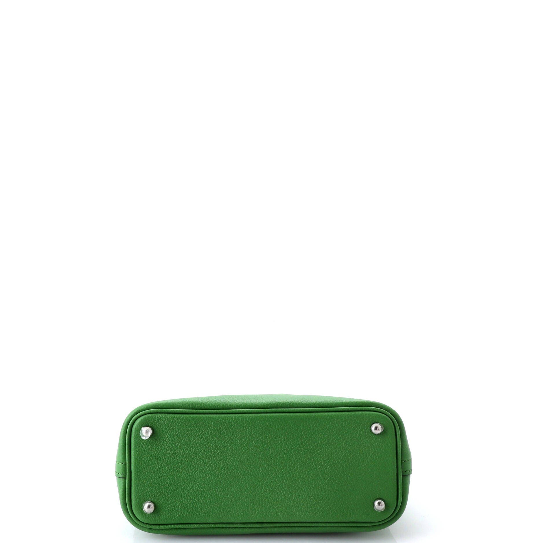 Pre-Owned Hermes Bolide 1923 Bag Verso Evercolor Mini, Alternate, color, Vert Yucca/Vert Criquet