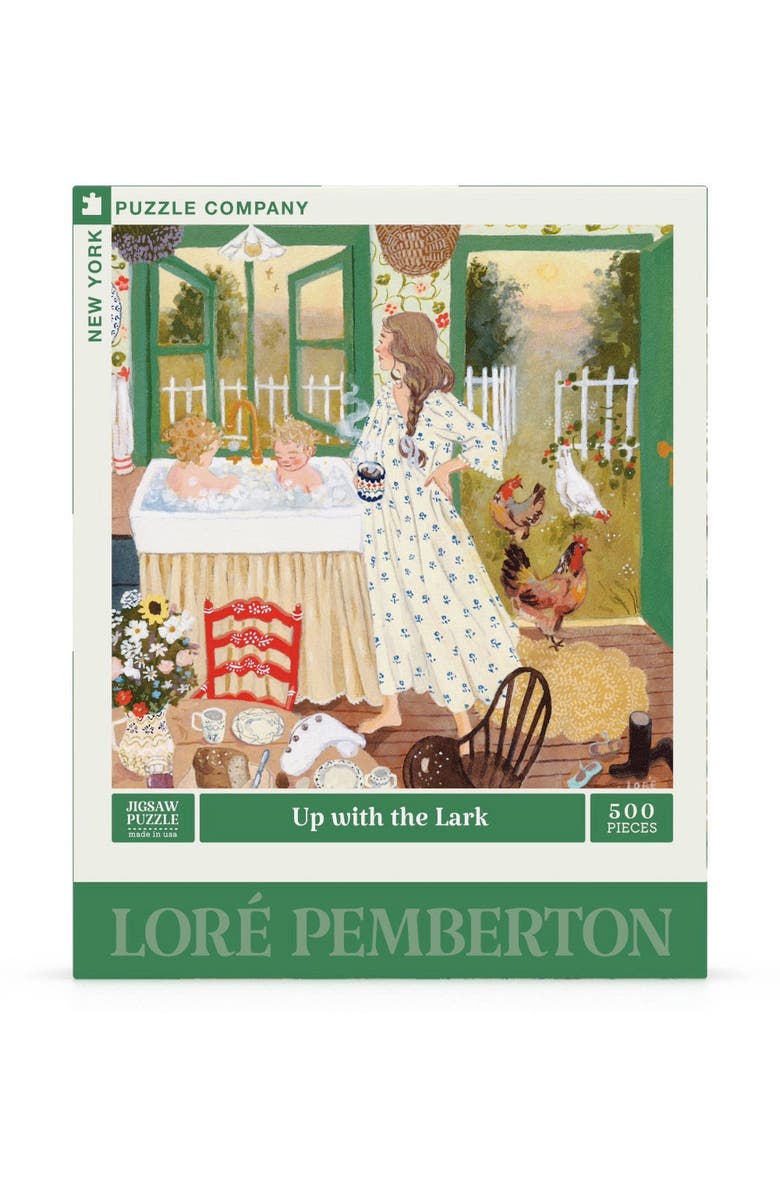 NEW YORK PUZZLE COMPANY Up with the Lark 500 Piece Puzzle, Main, color, NO COLOR