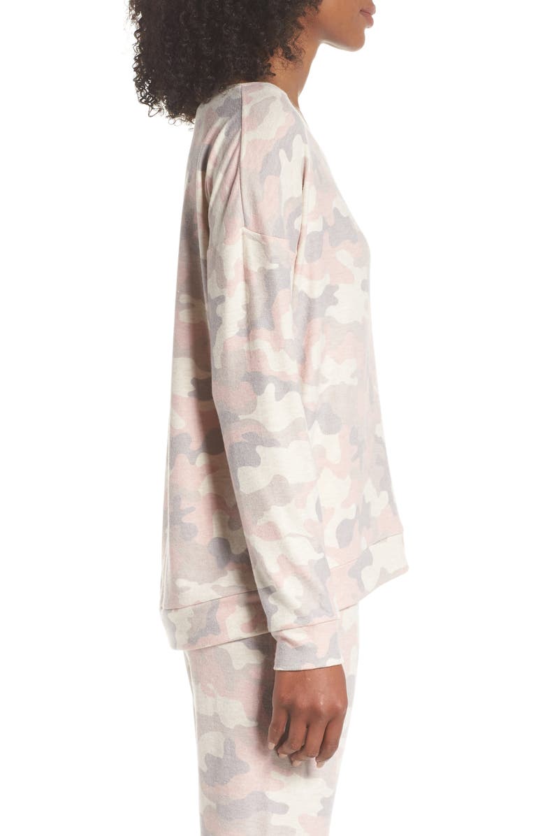 PJ Salvage Camo Pajama Top, Alternate, color, 