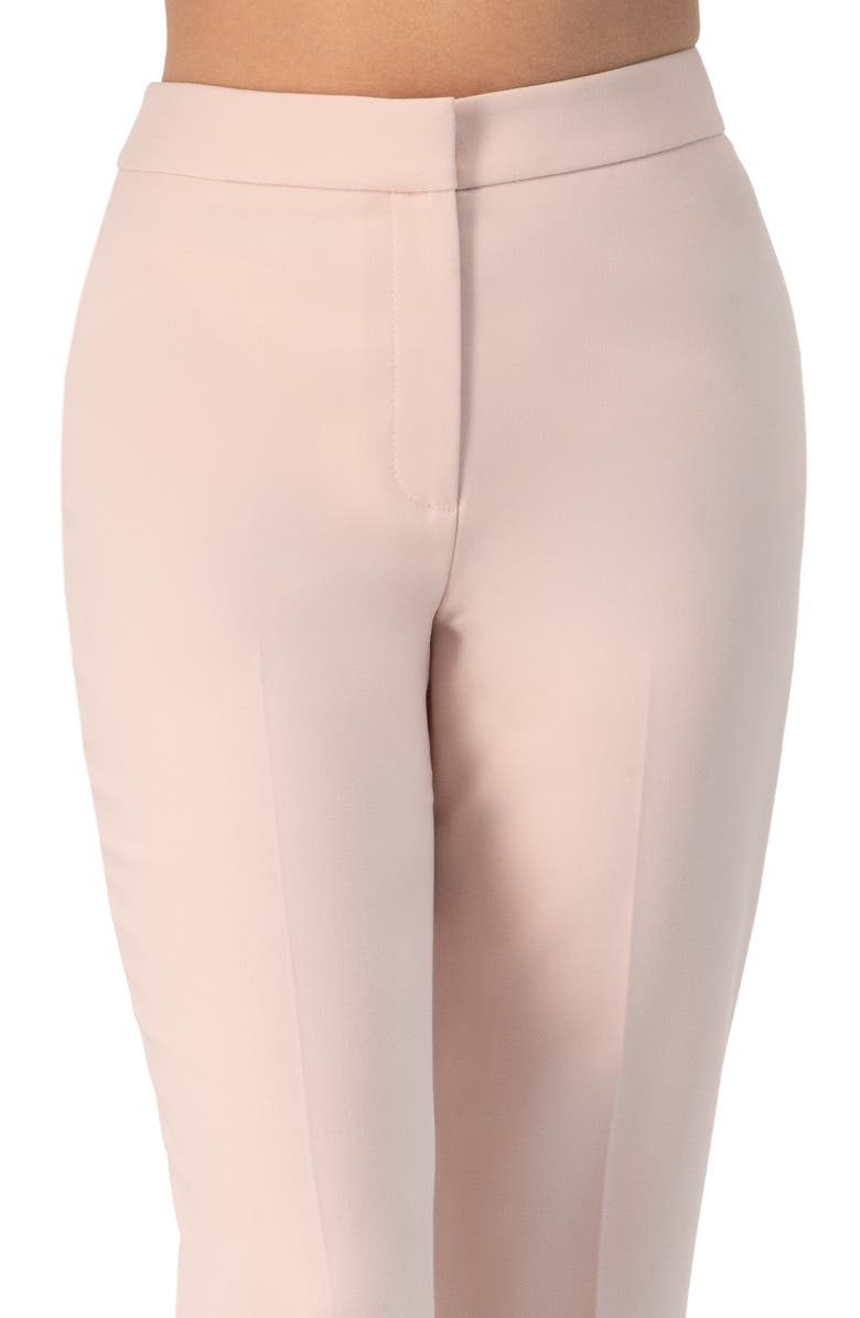 IVONNE Tailored Straight-Leg Pants, Alternate, color, Dusty Pink