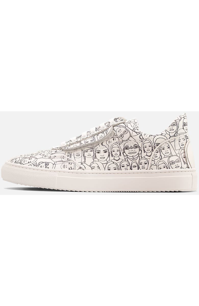 Fini Bold "TyFini" Sneaker - Unisex, Main, color, White