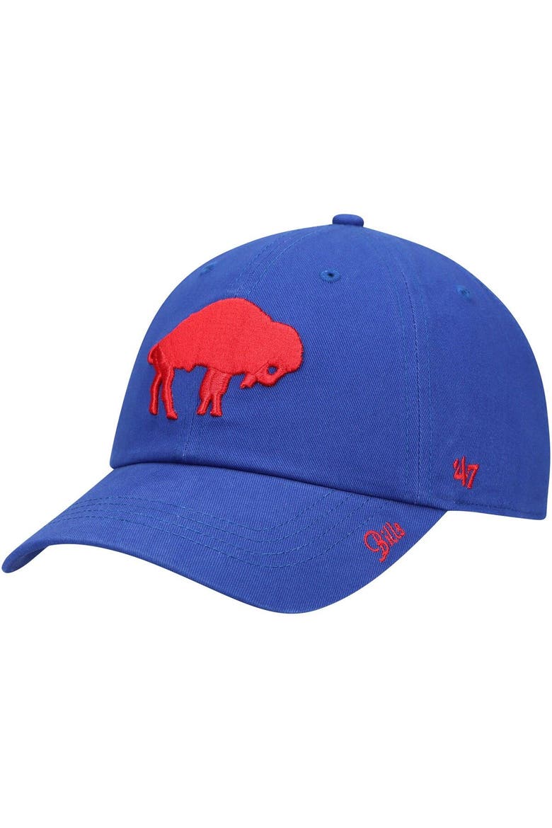 Women's '47 Royal Buffalo Bills Miata Clean Up Legacy Adjustable Hat, Main, color, Royal