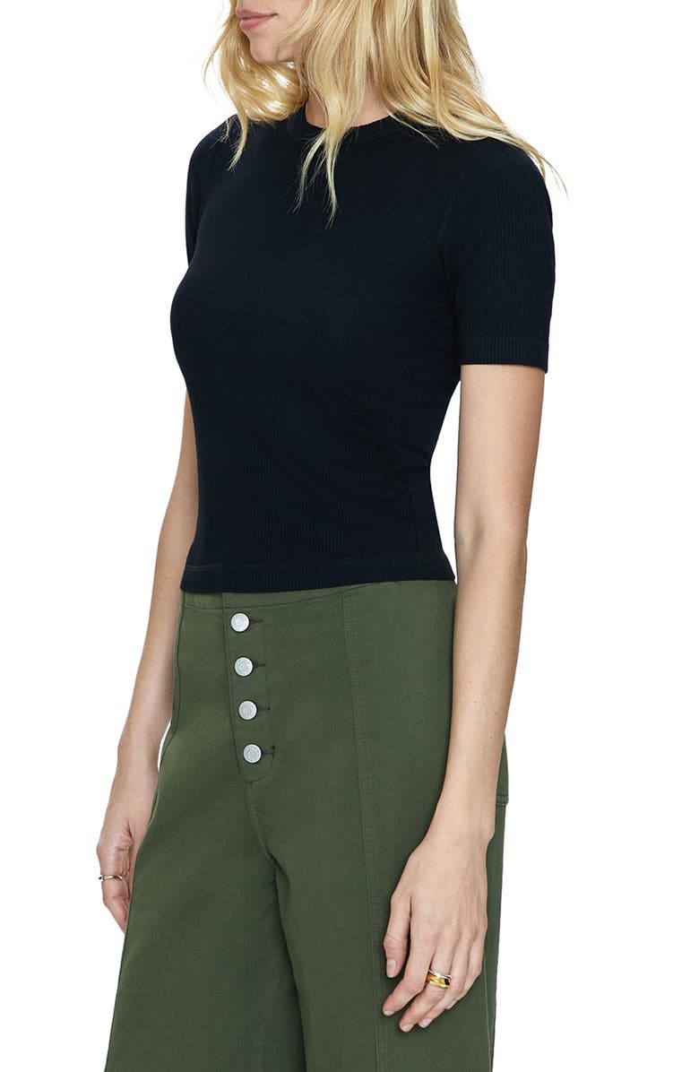 Pistola Bella Rib Crewneck T-Shirt, Alternate, color,