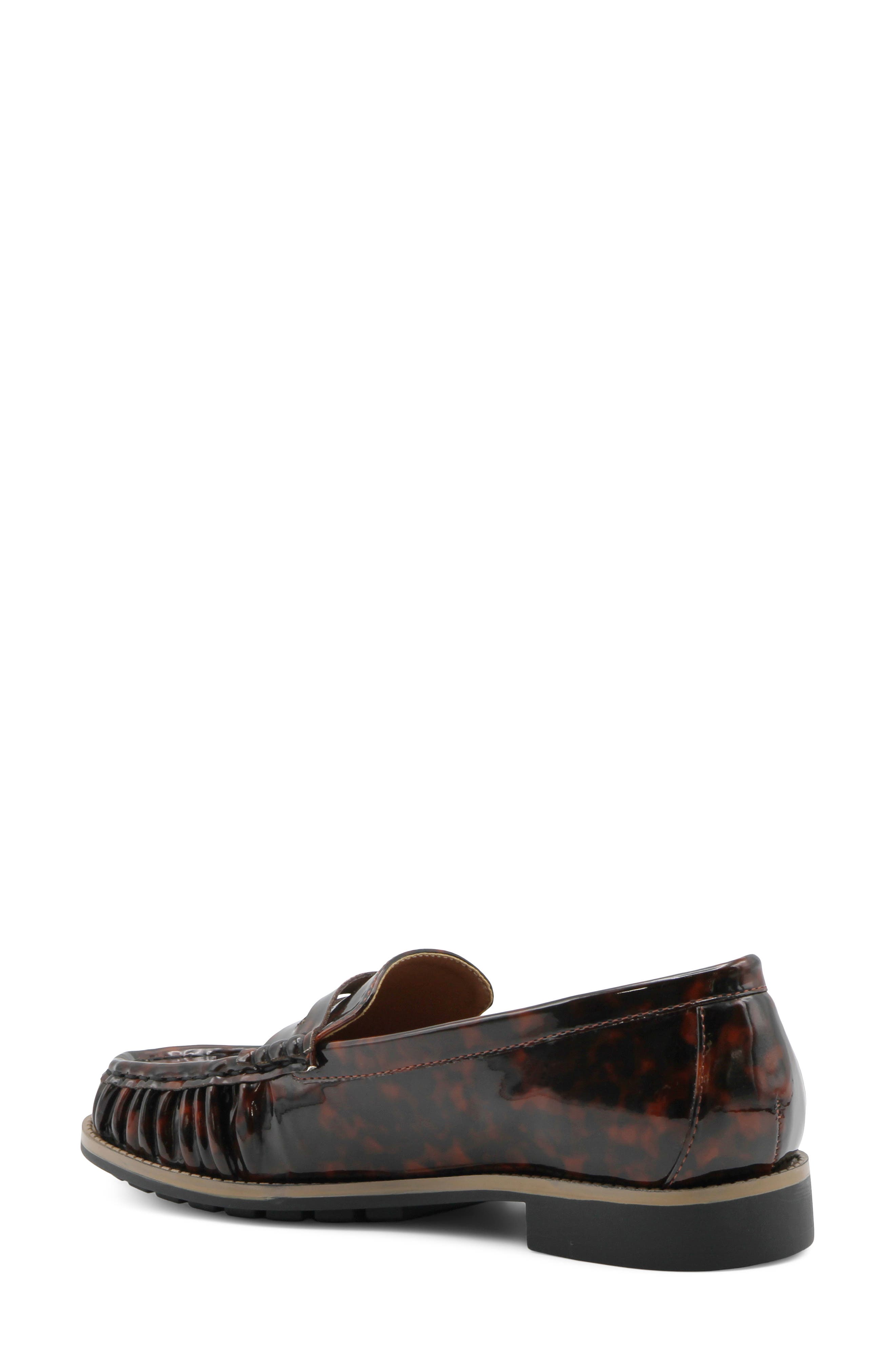 Wink Faux Leather Loafer, Alternate, color, TAN TORT