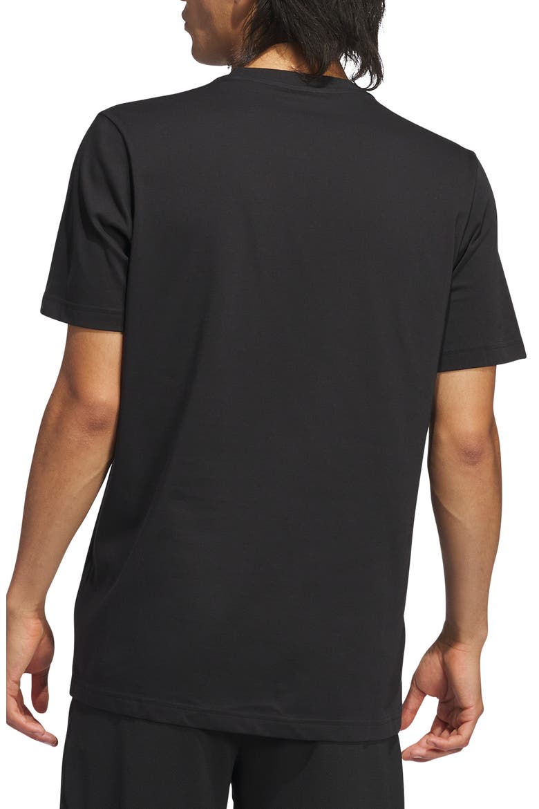 Worldwide Hoops Cotton Blend Graphic Tee, Alternate, color, BLACK