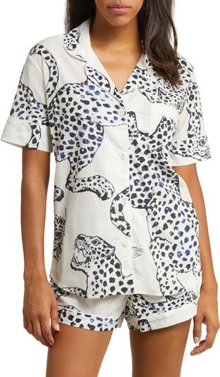 Print Cotton Short Pajamas