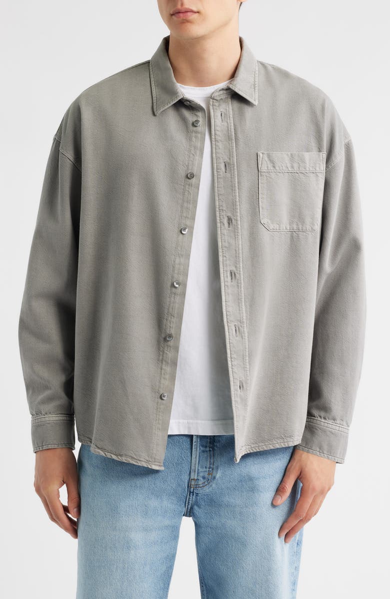 FRAME Modern Button-Up Shirt, Main, color, Storm Grey