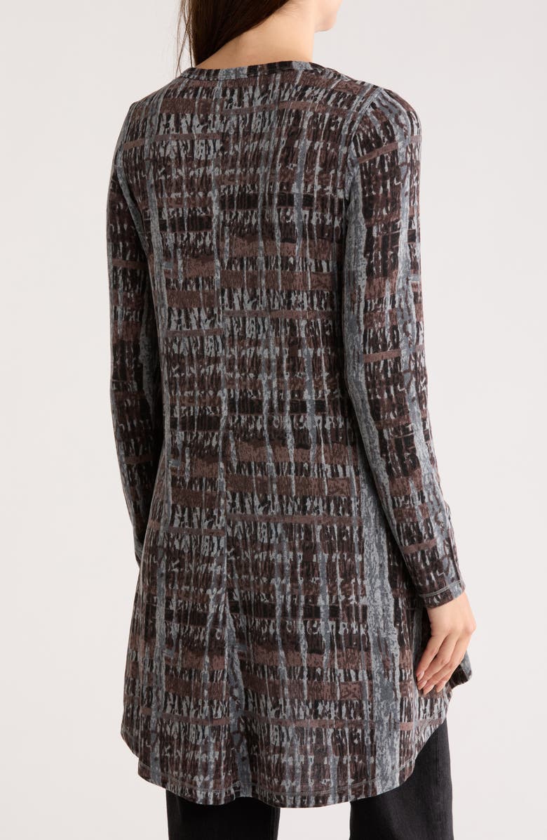 PATRIZIA LUCA High-Low Tunic, Alternate, color, Grey