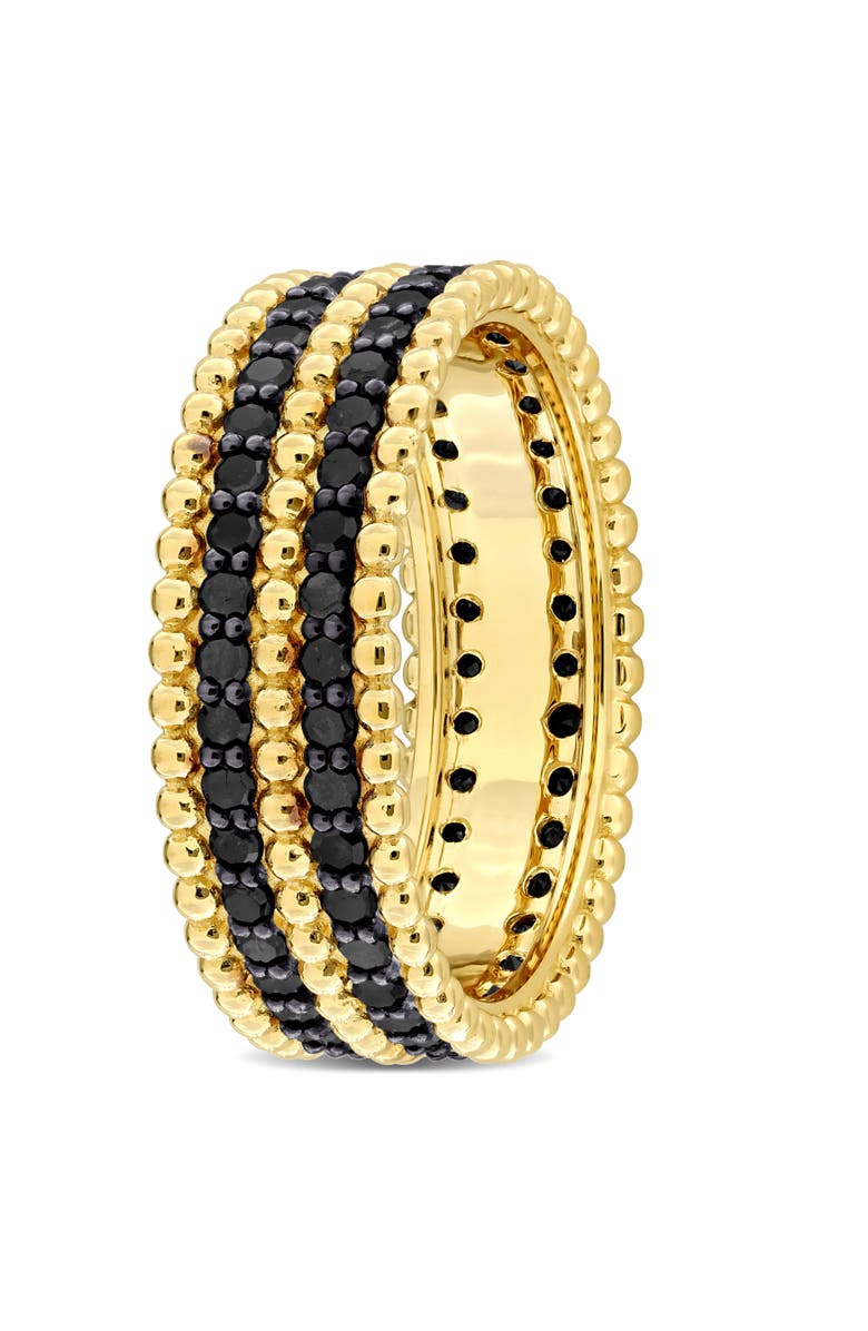 Julianna B. Black Diamond Multi-Row Eternity Band 14k, Alternate, color, Diamond