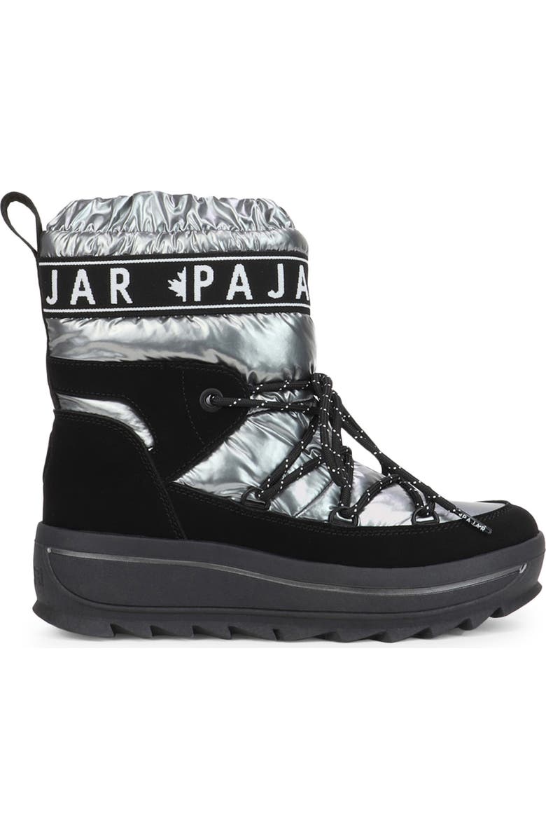 Pajar Galaxy Waterproof Platform Boot, Alternate, color, Graphite Liquid Metal