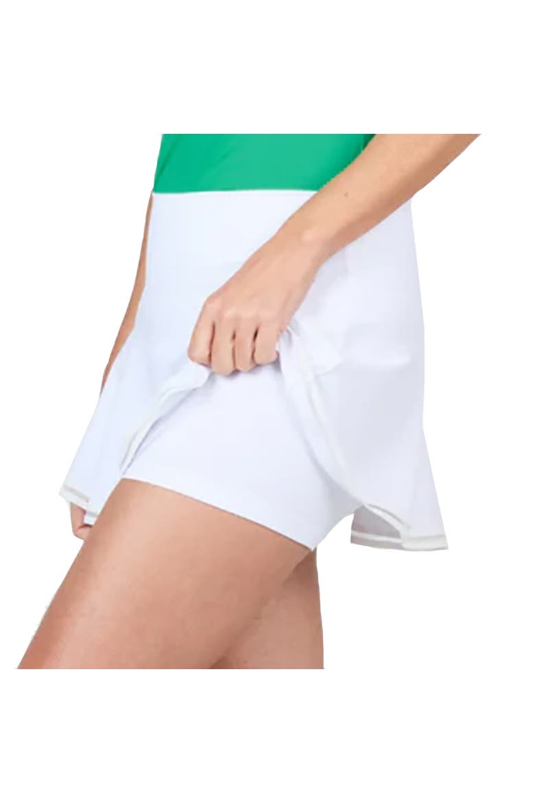 Staples 13in Womens Tennis Skirt, Alternate, color, White