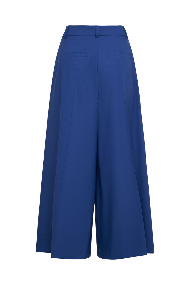 Trousers Skirt In Cool Wool, Alternate, color, Electric Blue
