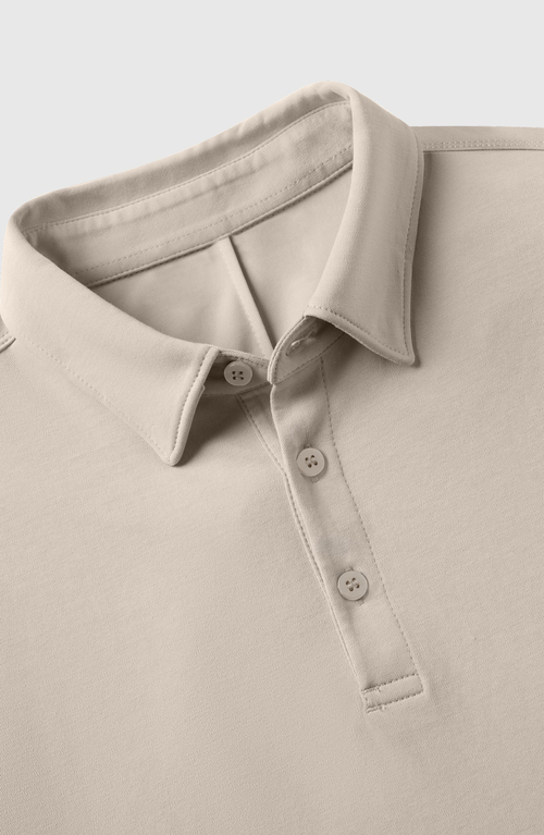 Jack Archer Jetsetter Tech Performance Polo In Neutral
