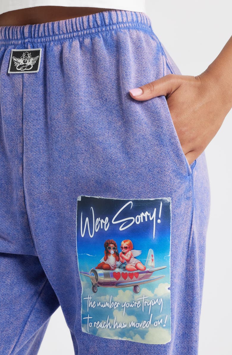 BOYS LIE 1-800 Disconnected Kimmy Graphic Sweatpants, Alternate, color, 