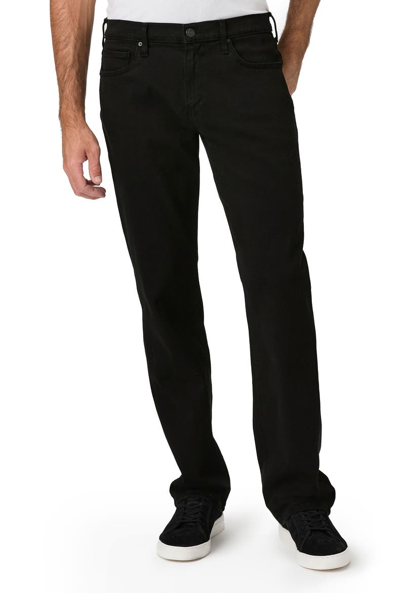 Doheny Relaxed Straight Leg Jeans, Main, color, BLACK