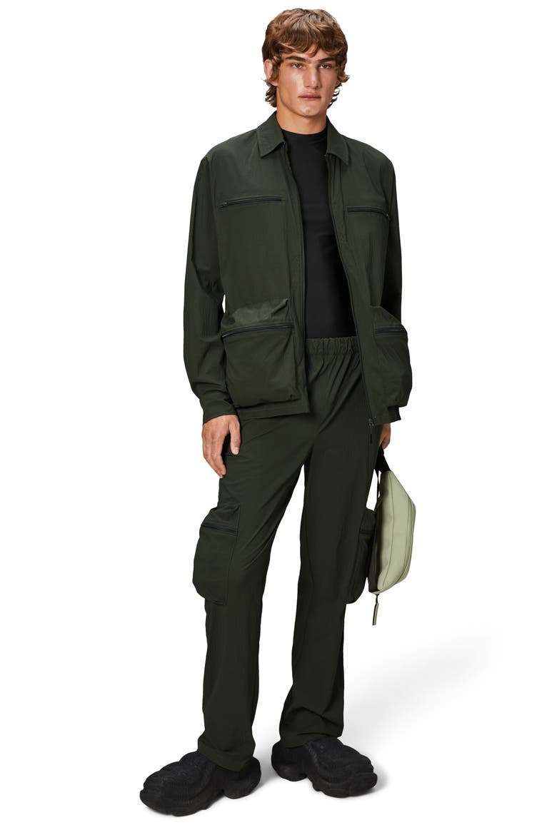 Tomar Ripstop Overshirt, Alternate, color, GREEN
