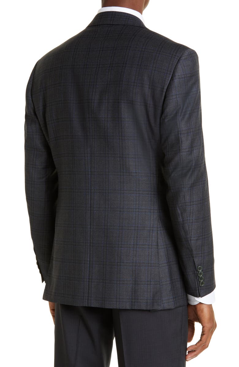 Canali Men's Siena Plaid Wool Sport Coat, Alternate, color,