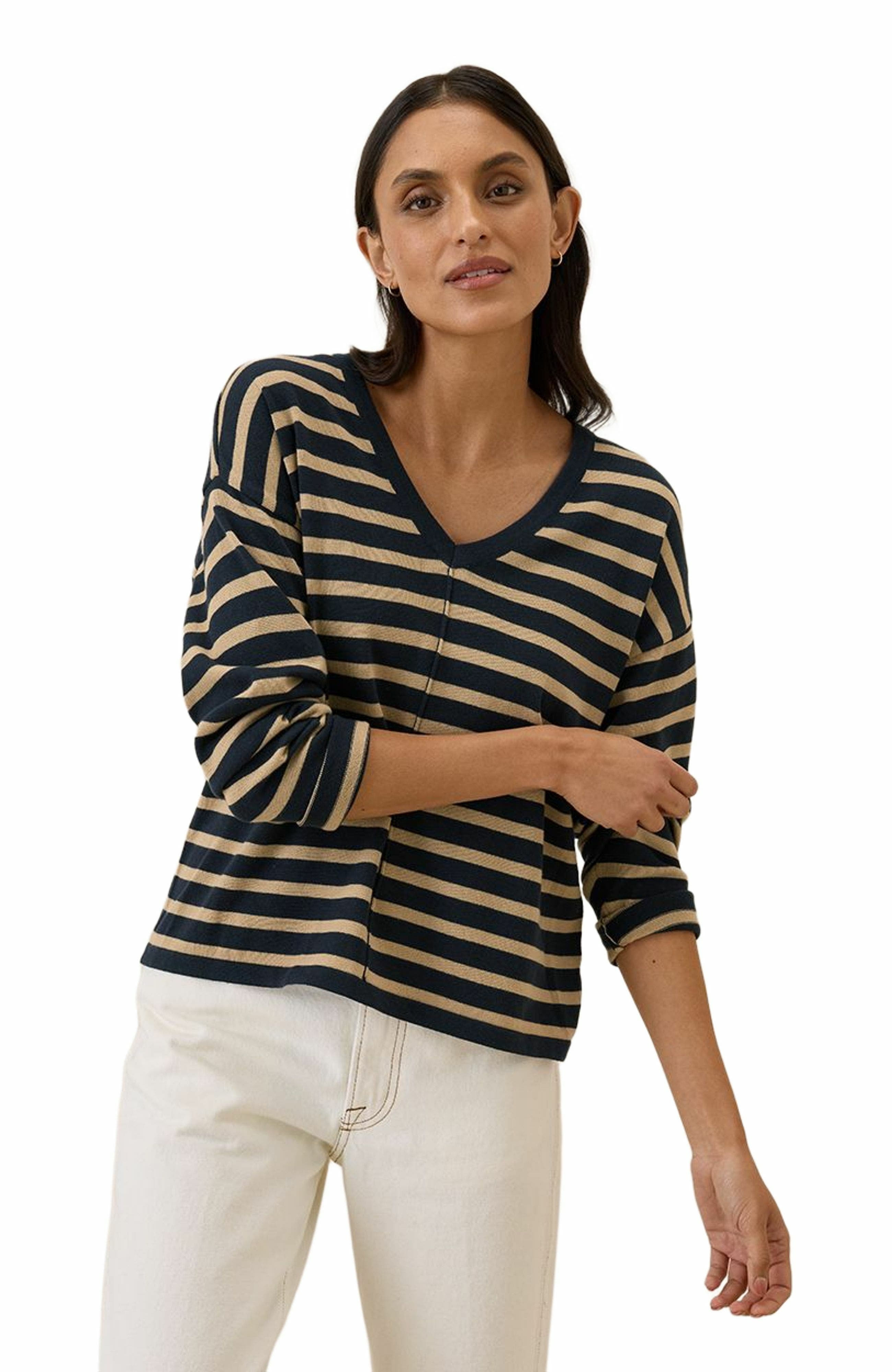 selected Encinitas Stripe Midnight Blue