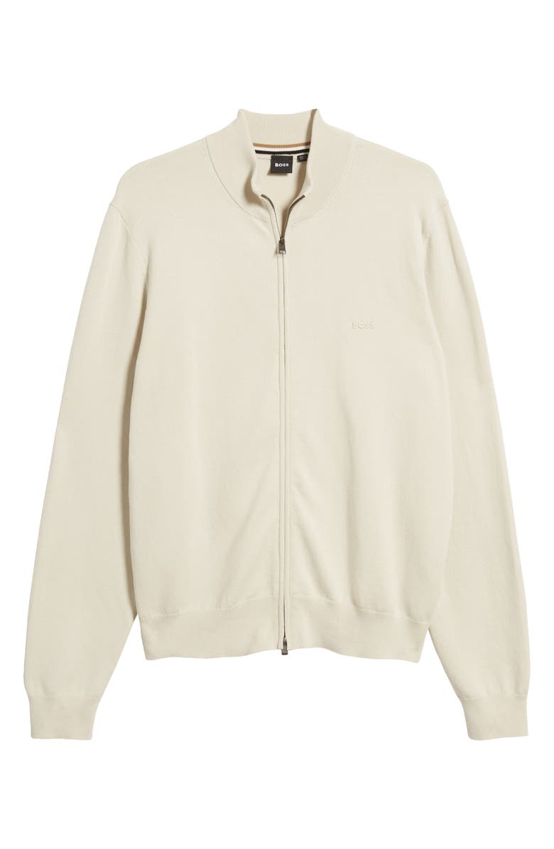 BOSS Palano Cotton Zip-Up Cardigan, Alternate, color, 