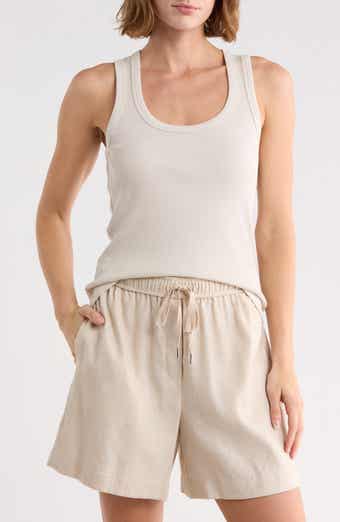 Scoop Neck Ribbed Tank