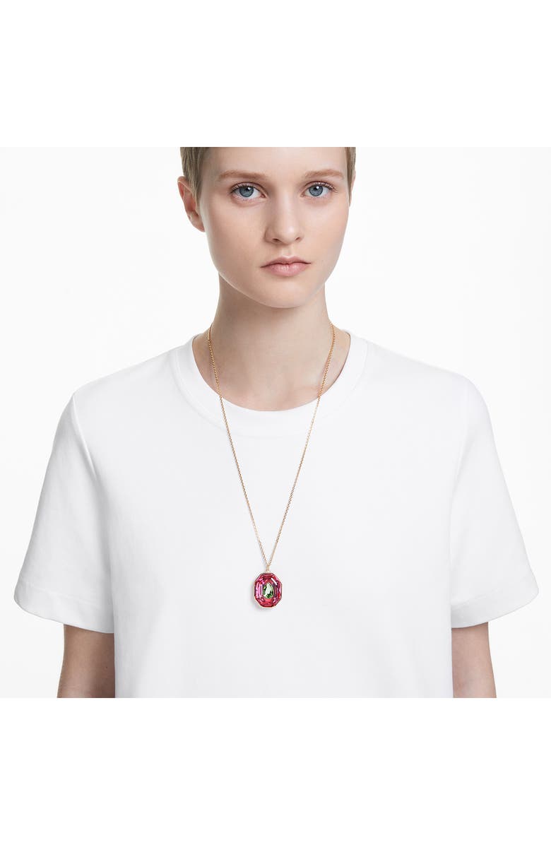 Swarovski Chroma Crystal Pendant Necklace, Alternate, color,
