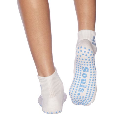 Souls. Swearing Ankle Grip Sock In White