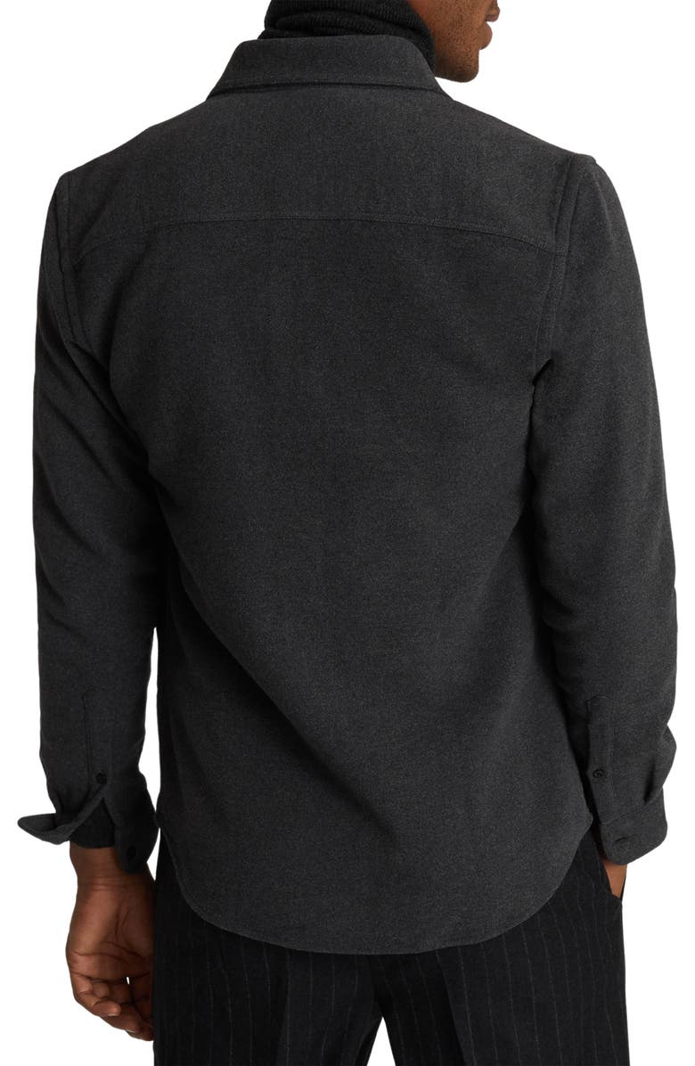 Reiss Miami Flannel Button-Up Shirt Jacket, Alternate, color, 
