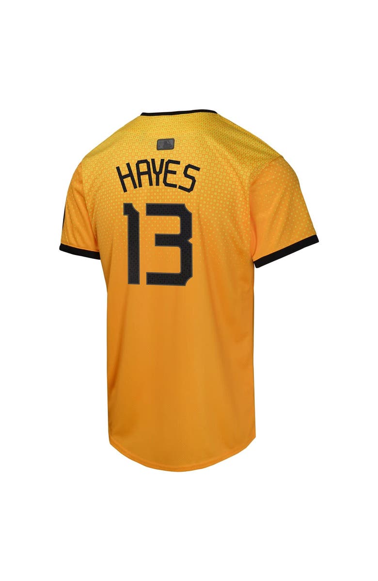 Nike Youth Nike Ke'Bryan Hayes Gold Pittsburgh Pirates City Connect Limited Player Jersey, Alternate, color, 