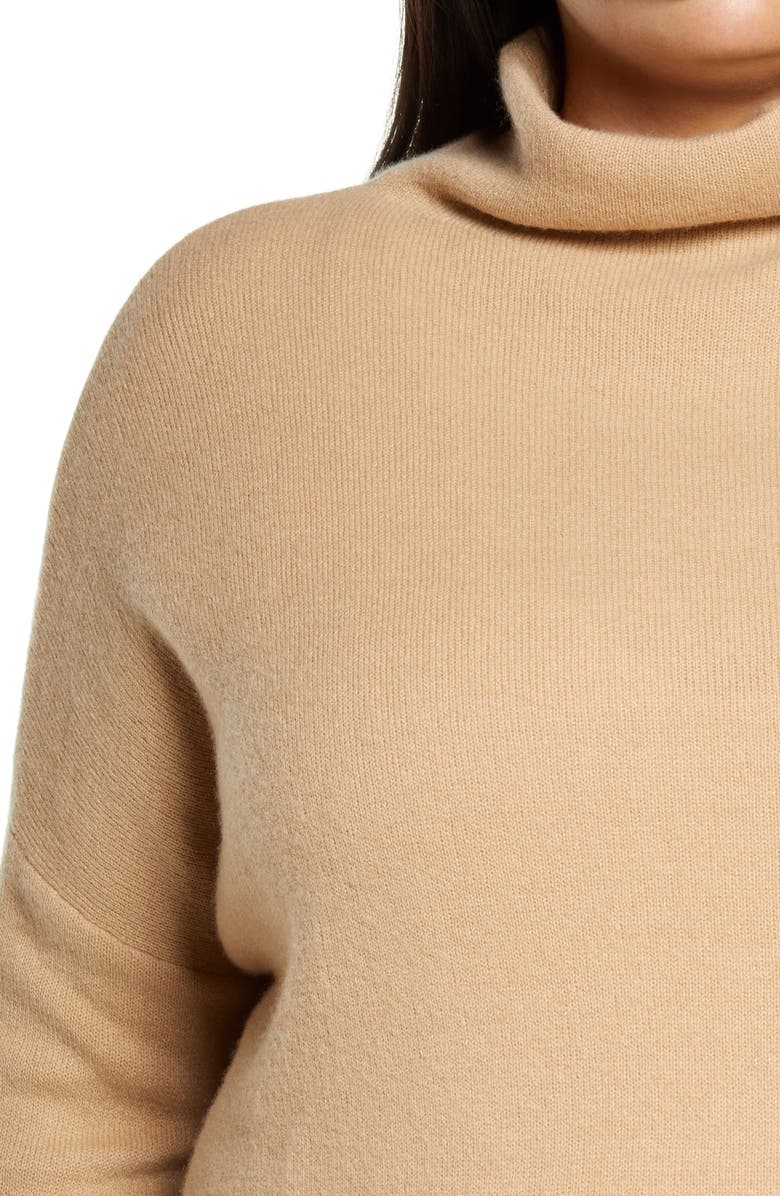 Vince Funnel Neck Wool & Cashmere Blend Sweater, Alternate, color,