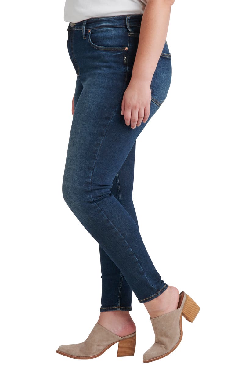 Silver Jeans Co. Infinite Fit High Waist Skinny Jeans, Alternate, color, 