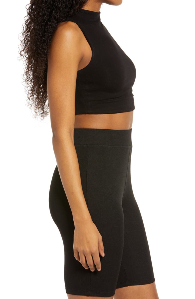 Naked Wardrobe The NW Sleeveless Crop Top, Alternate, color,