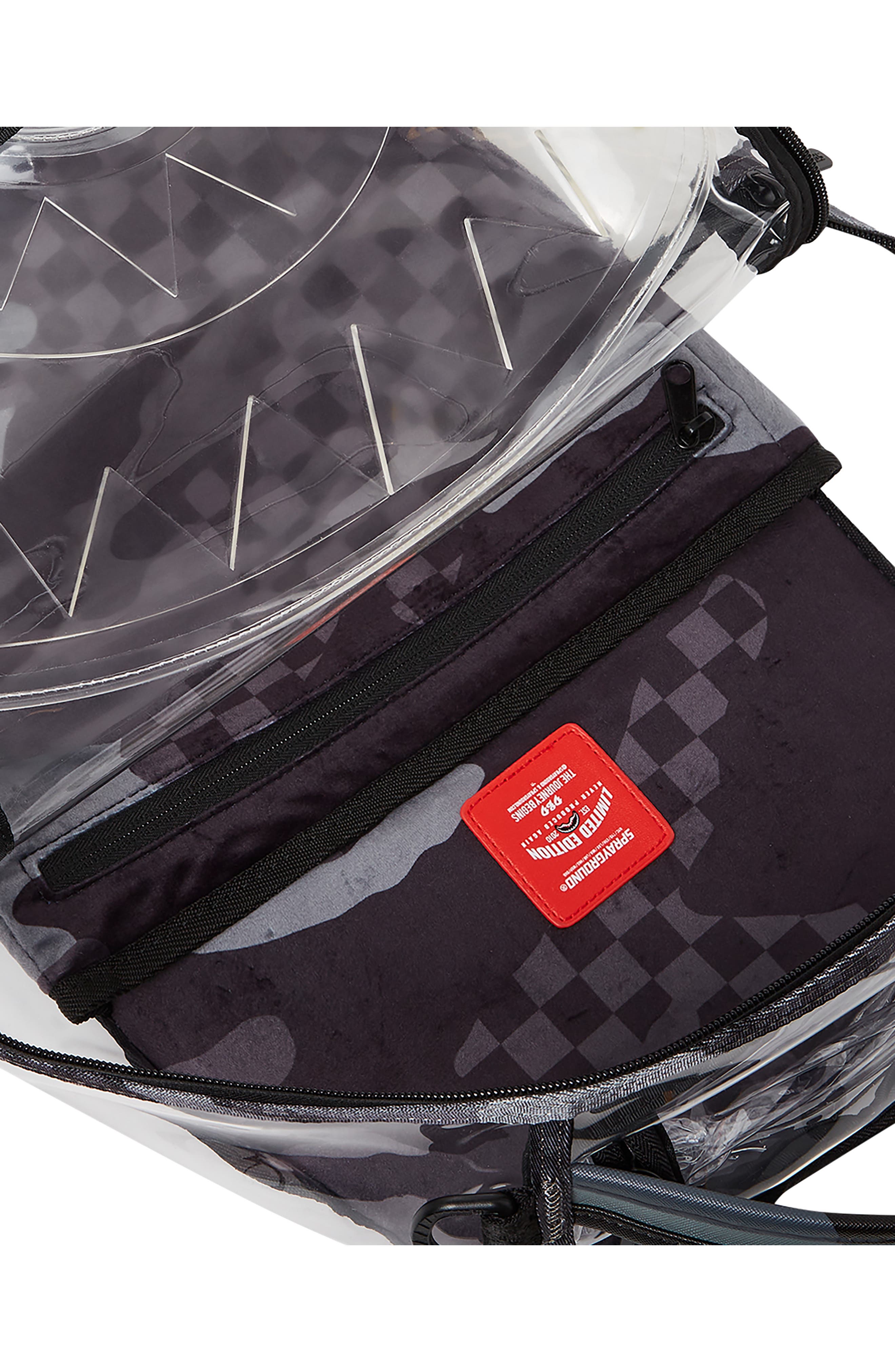 Sprayground Kids' Transparent Backpack, Alternate, color, 