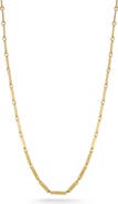 GLAZE JEWELRY 14k Gold Bonded Bar Chain Necklace