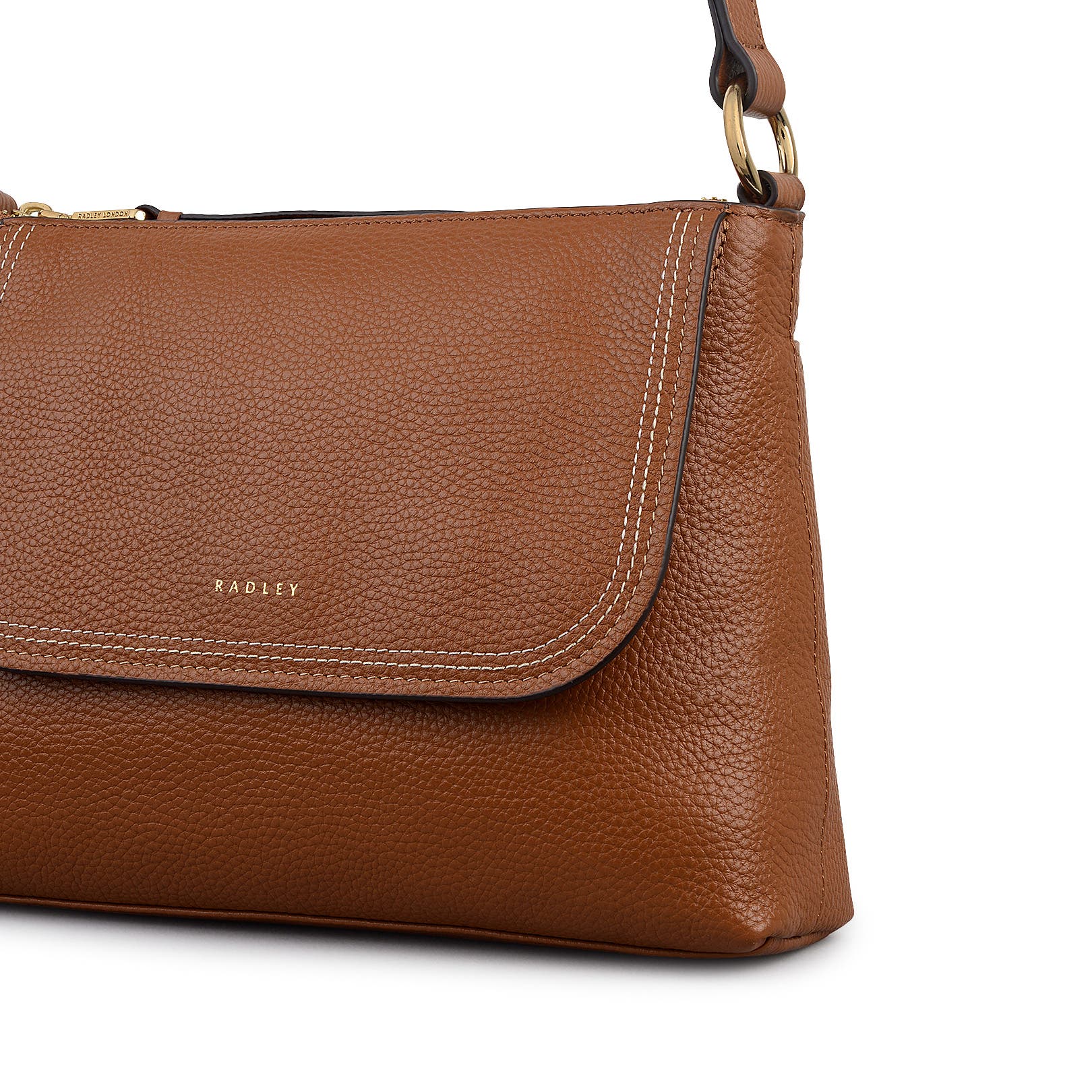 Radley Colwyn Road Small Ziptop Crossbody Bag, Alternate, color, Indus Tan
