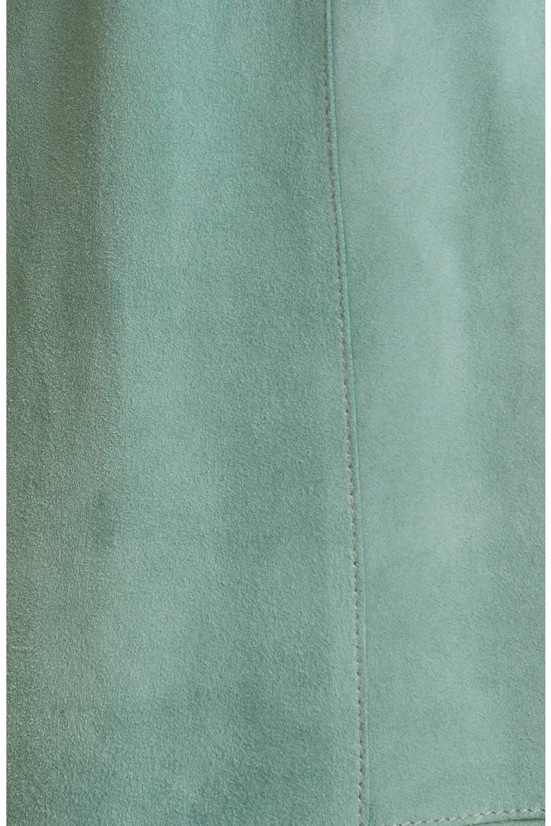 Soseda Belted Suede Jacket, Alternate, color, MINERAL
