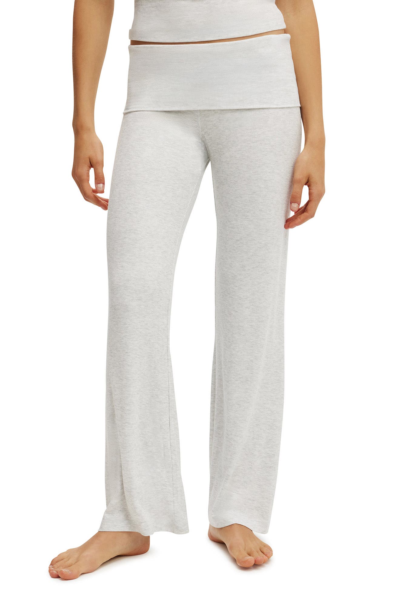 Ribbed Light Grey Marle