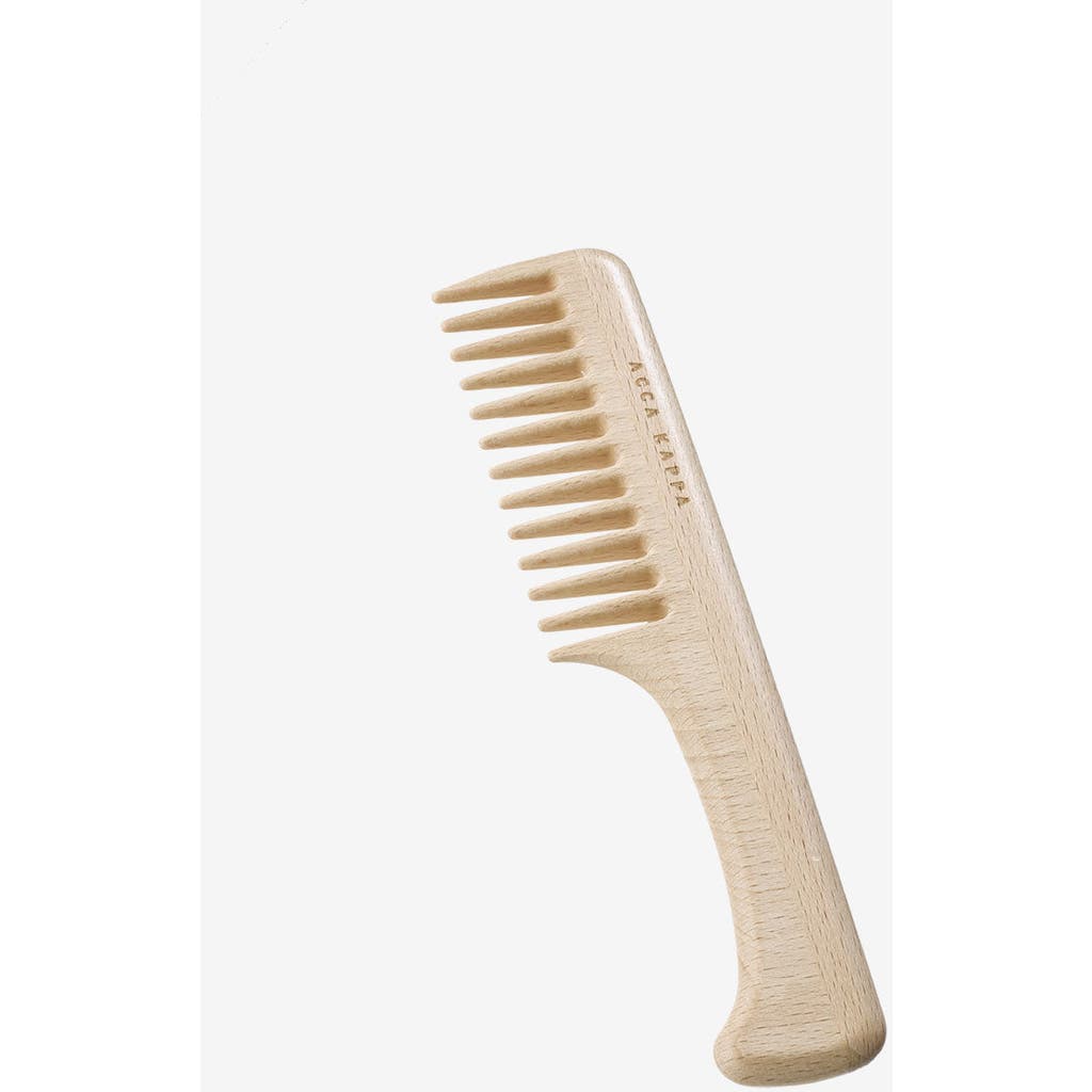 Acca Kappa Natura Coarse Tooth Comb In Brown