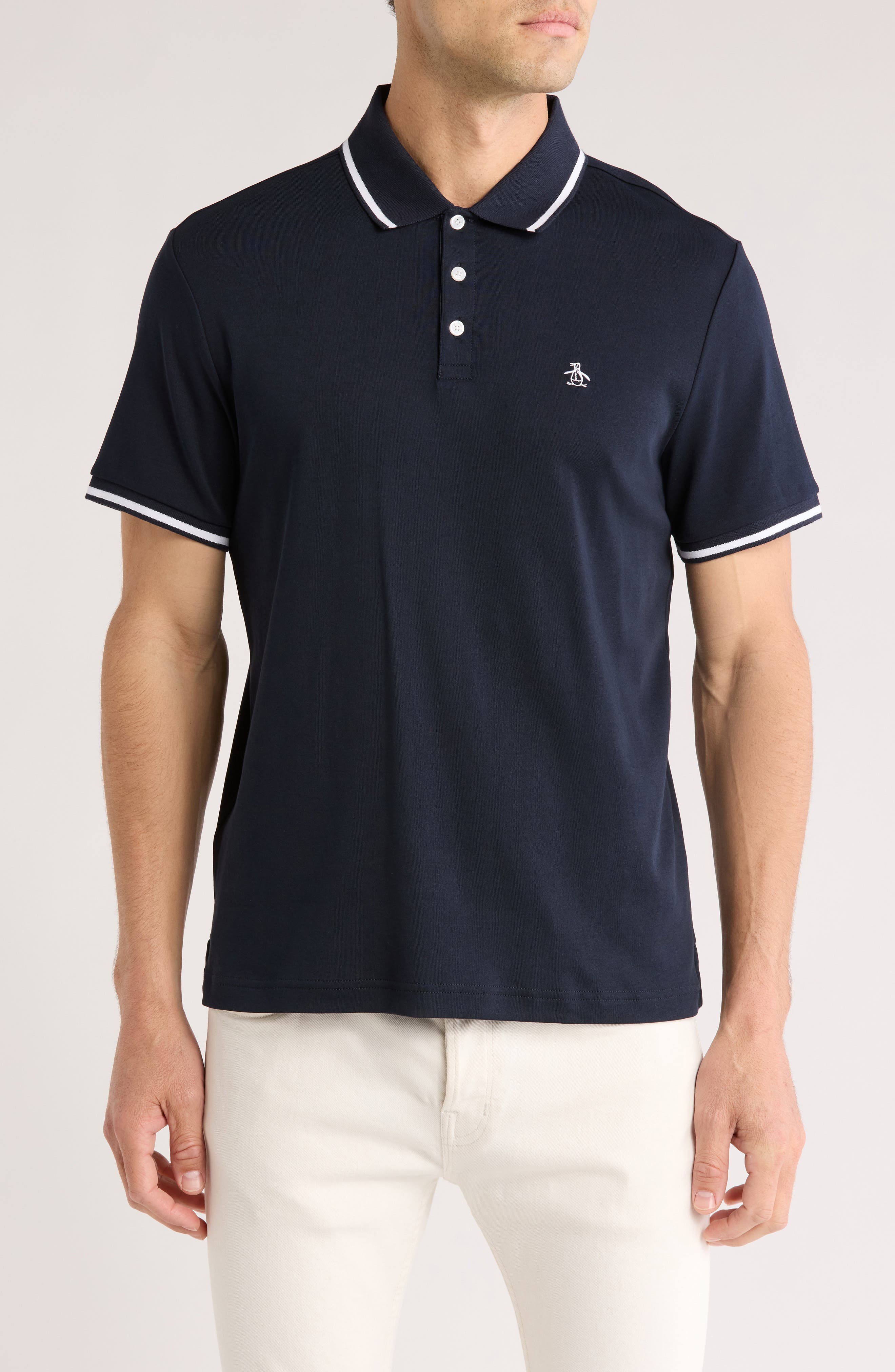 Contrast Tipped Polo - image 5