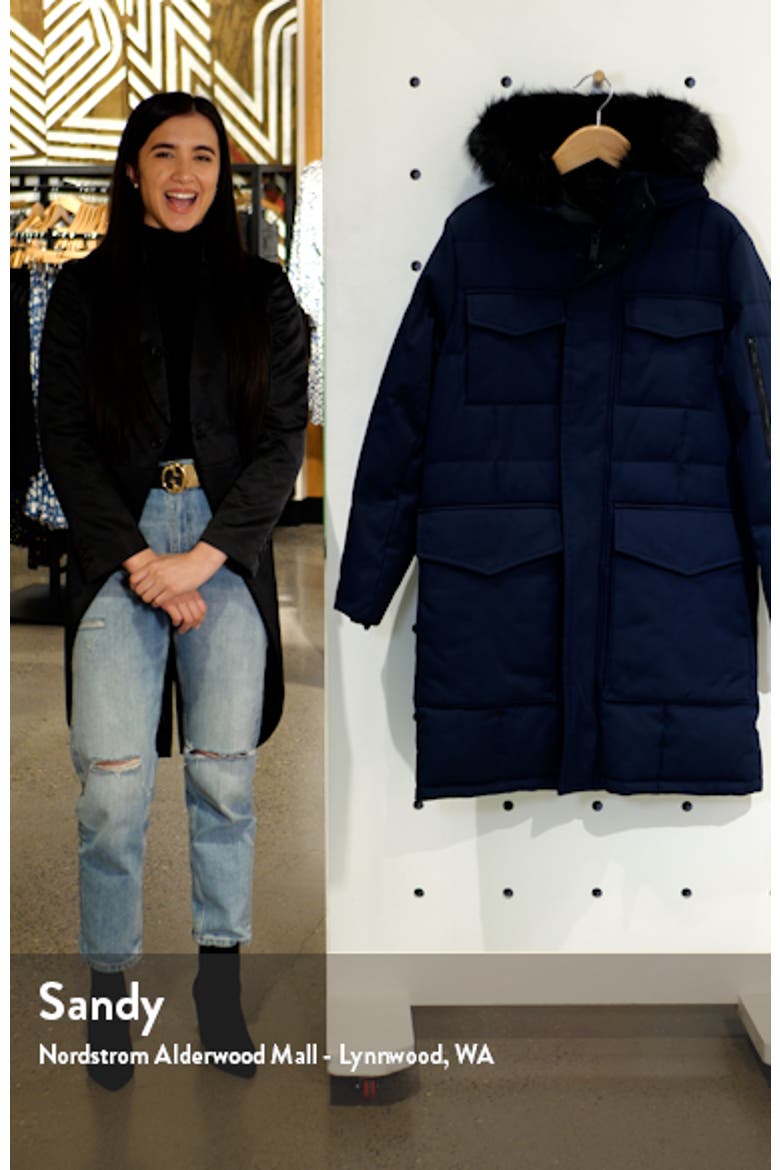 Plaid Down & Feather Parka video