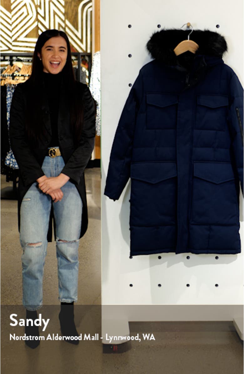 Plaid Down & Feather Parka, sales video thumbnail