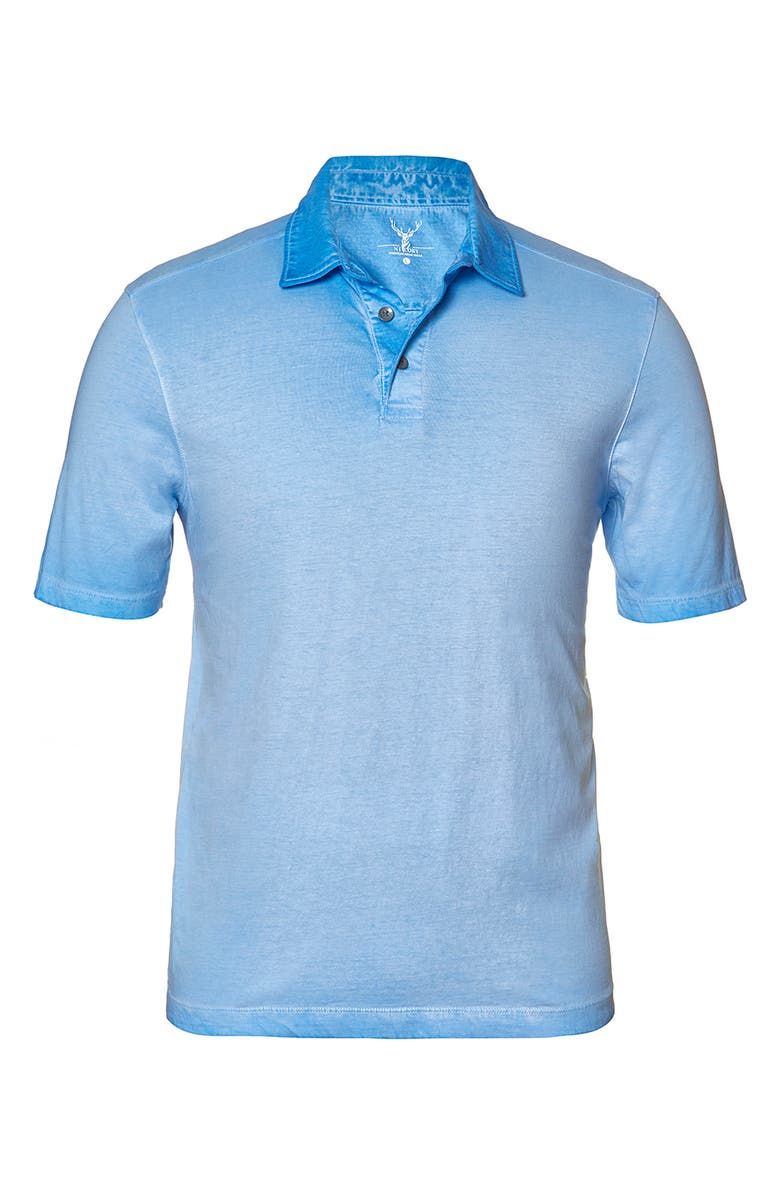 NICOBY Spray Pima Cotton Polo, Main, color, Light Blue