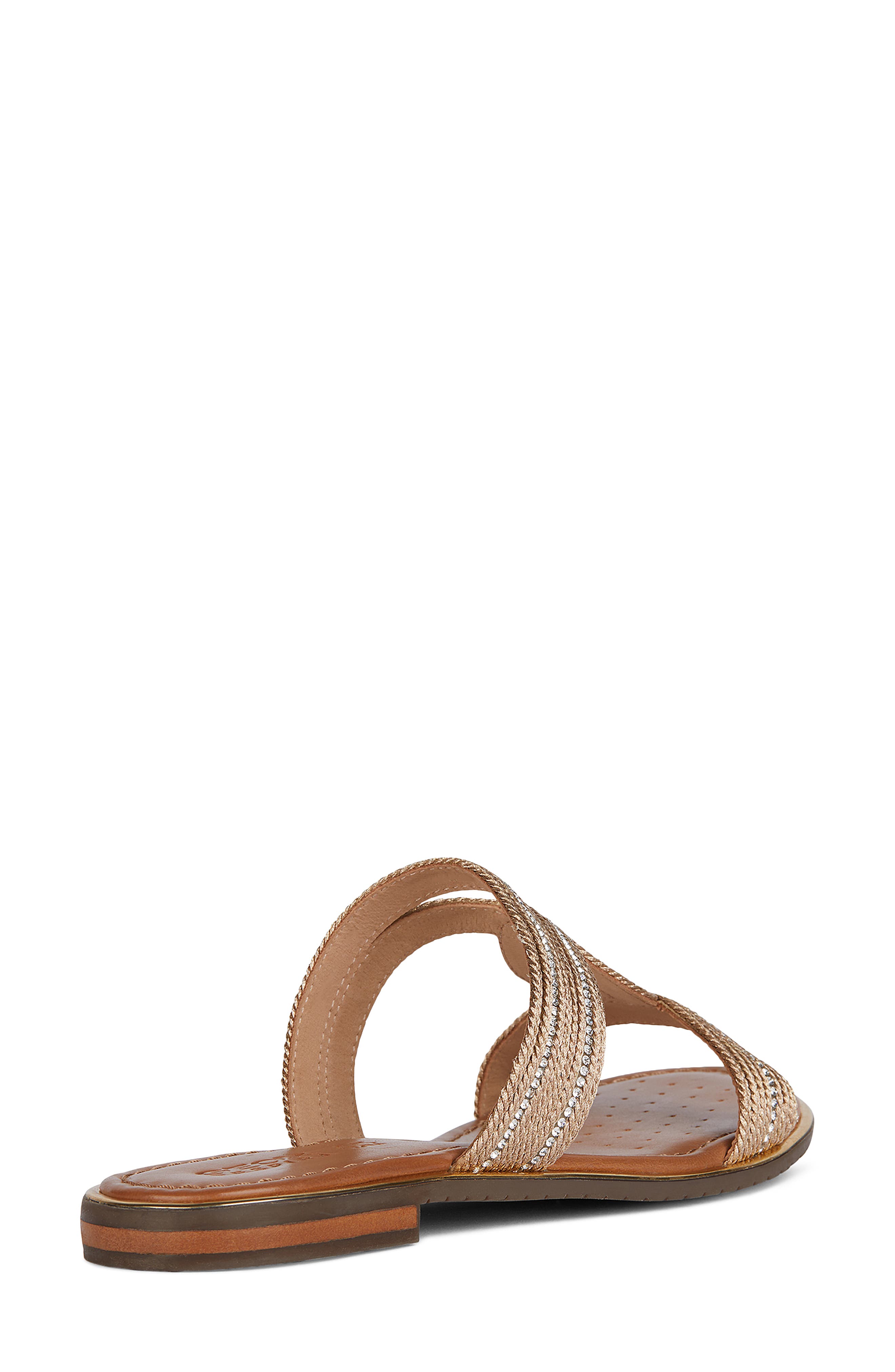 Geox Sozy Plus Embellished Slide Sandal, Alternate, color, 